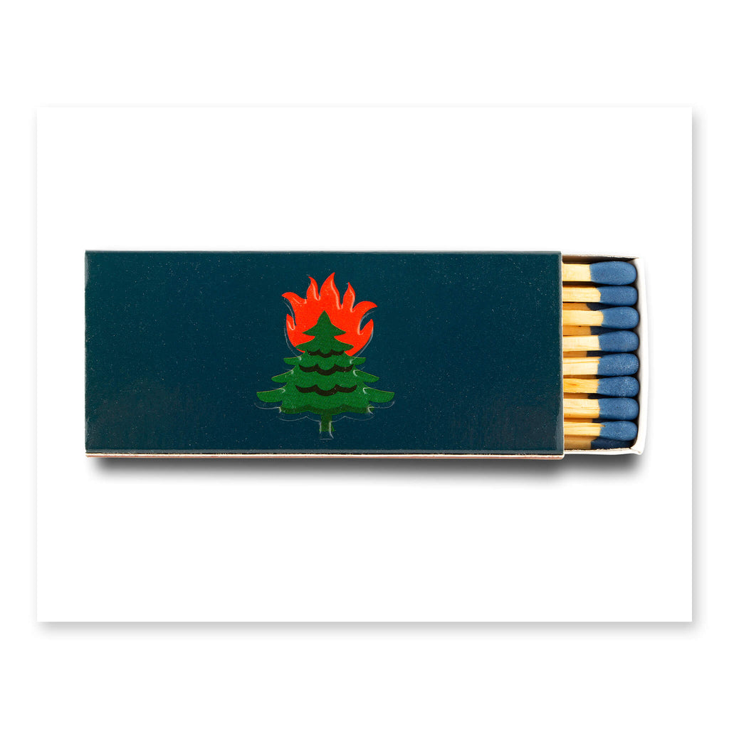 Matchbook Art Burning Tree Club Good Boy Originals