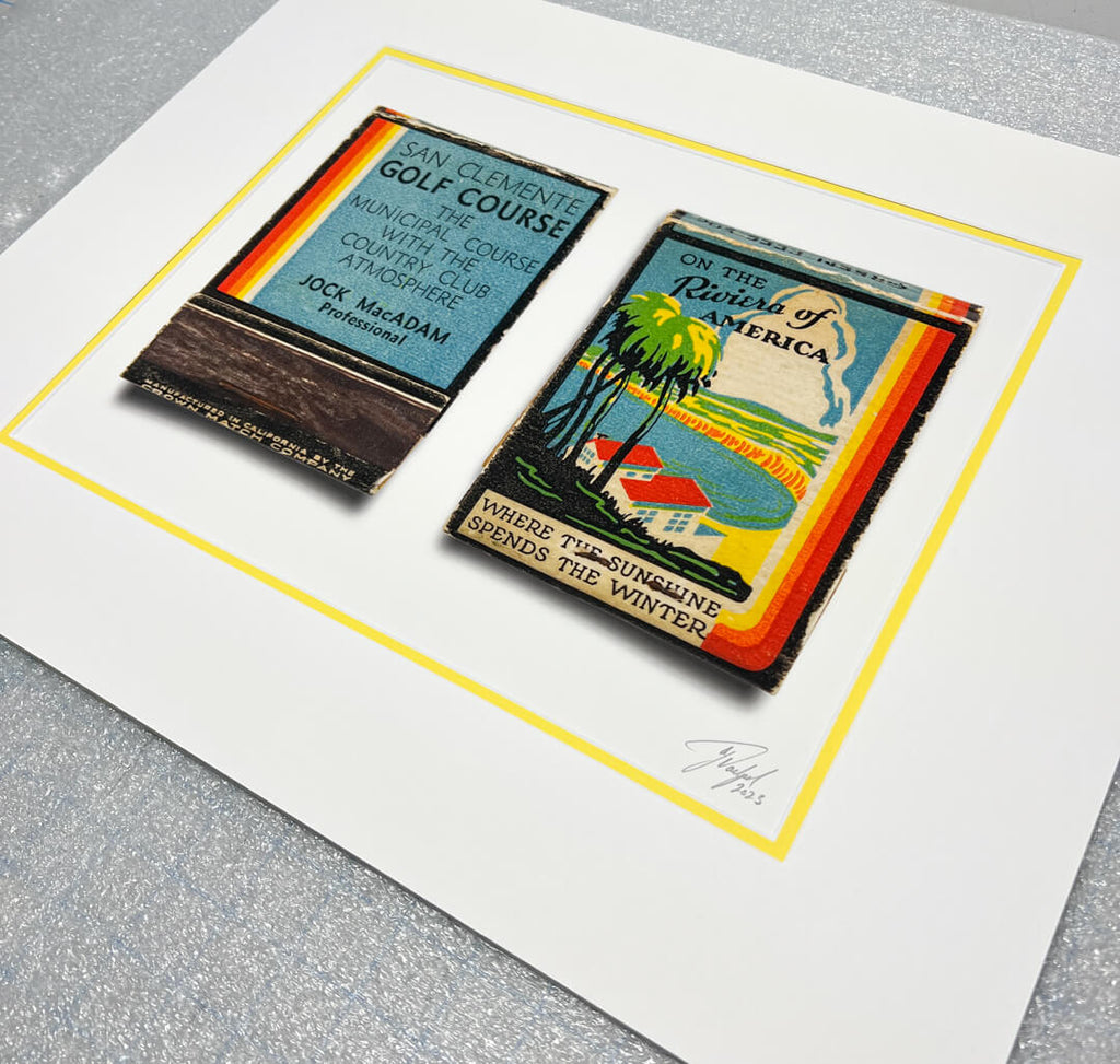 Matchbook Art San Clemente Municipal Golf Course Good Boy Originals Matchbook Art San Clemente Municipal Golf Course Good Boy Originals
