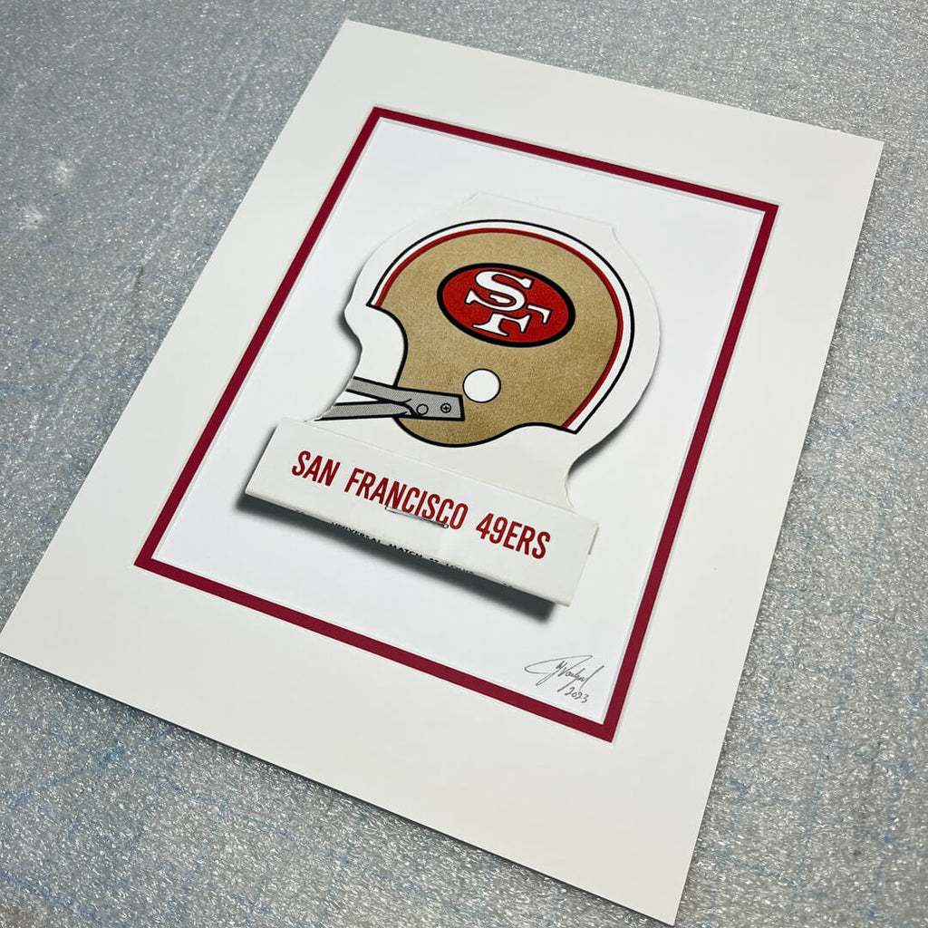 Matchbook Art  San Francisco 49ers – Good Boy Originals