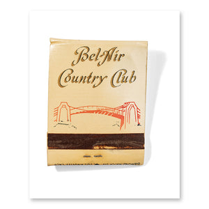 Bel-Air Country Club (Single Matchbook)