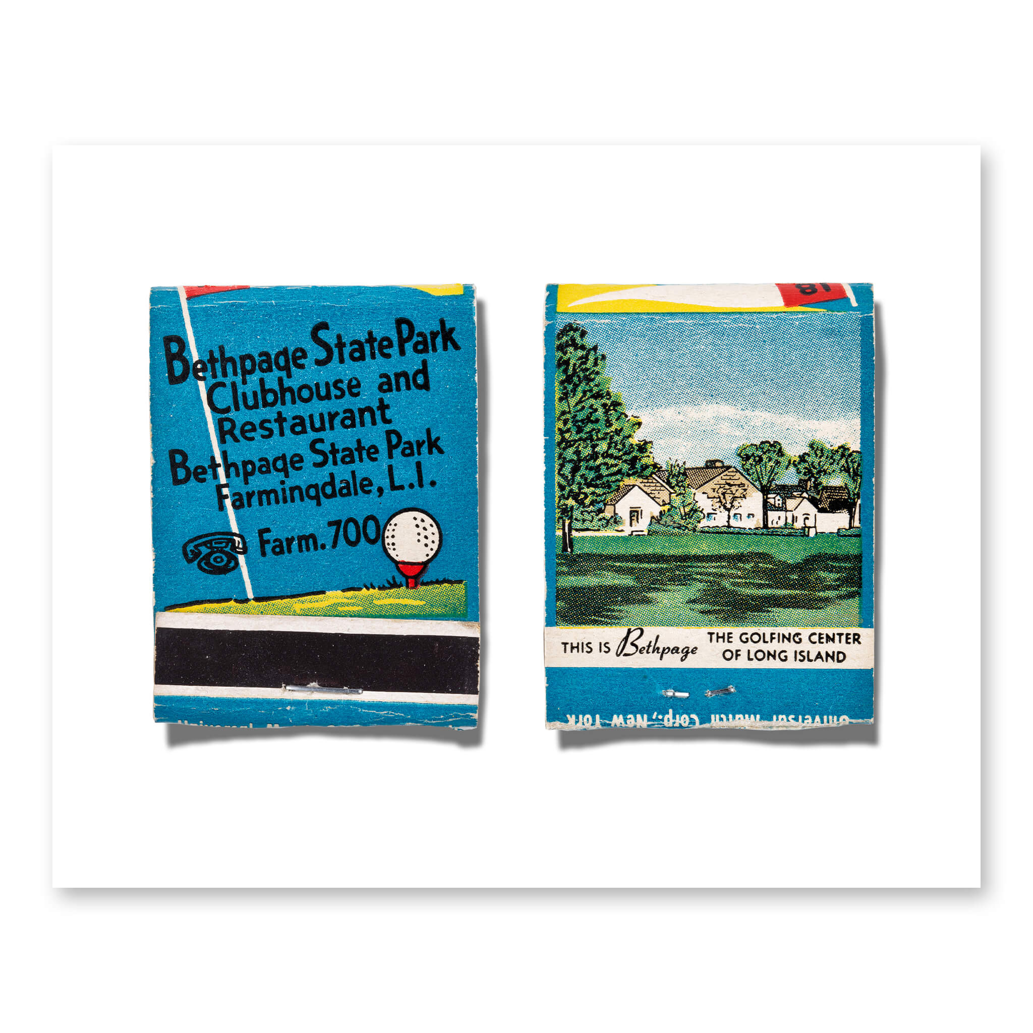 Bethpage State Park Matchbook