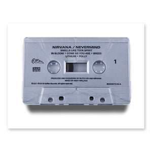 Nirvana Nevermind Cassette Tape