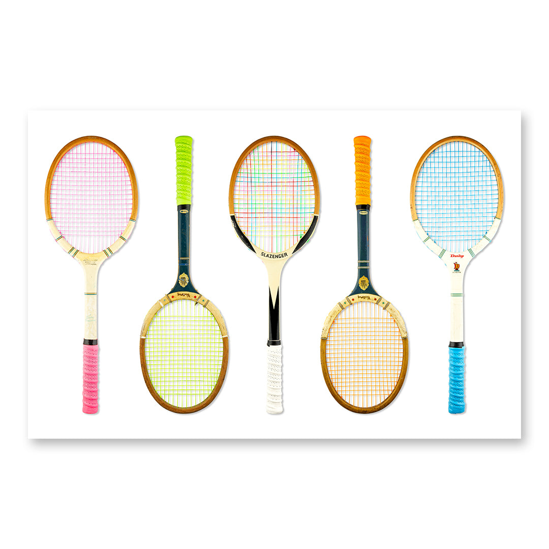 Vintage Neon Tennis (On White)